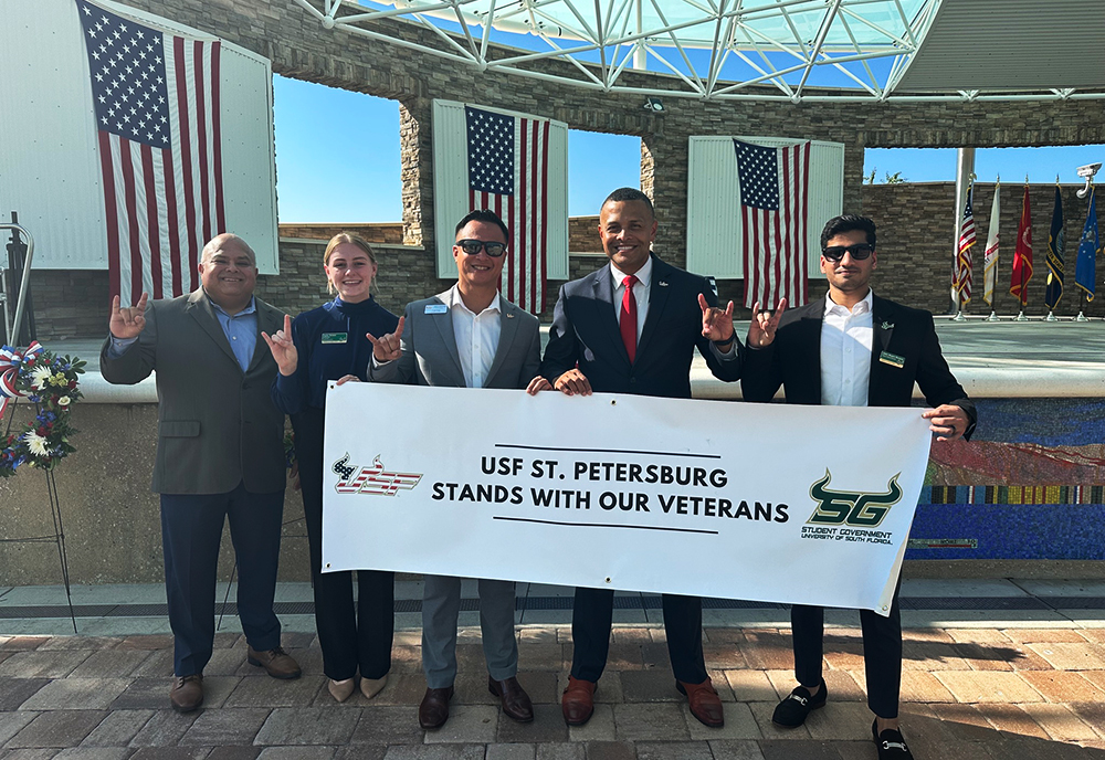 USF St. Petersburg Stands with our Veterans