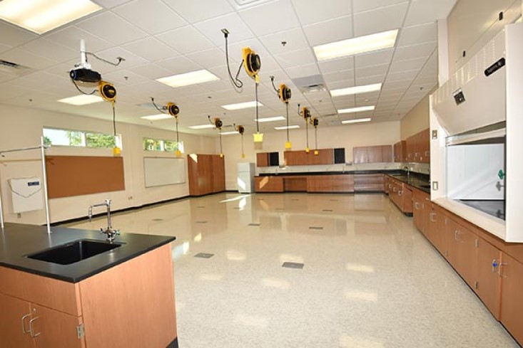 Warehouse lab interior