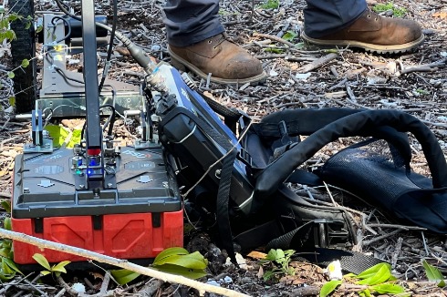 Ground-penetrating radar at Weedon Island