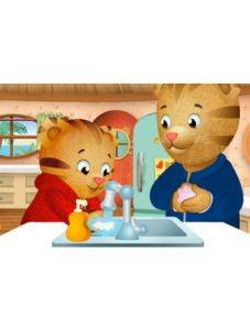 Daniel Tiger's friendly reminders
