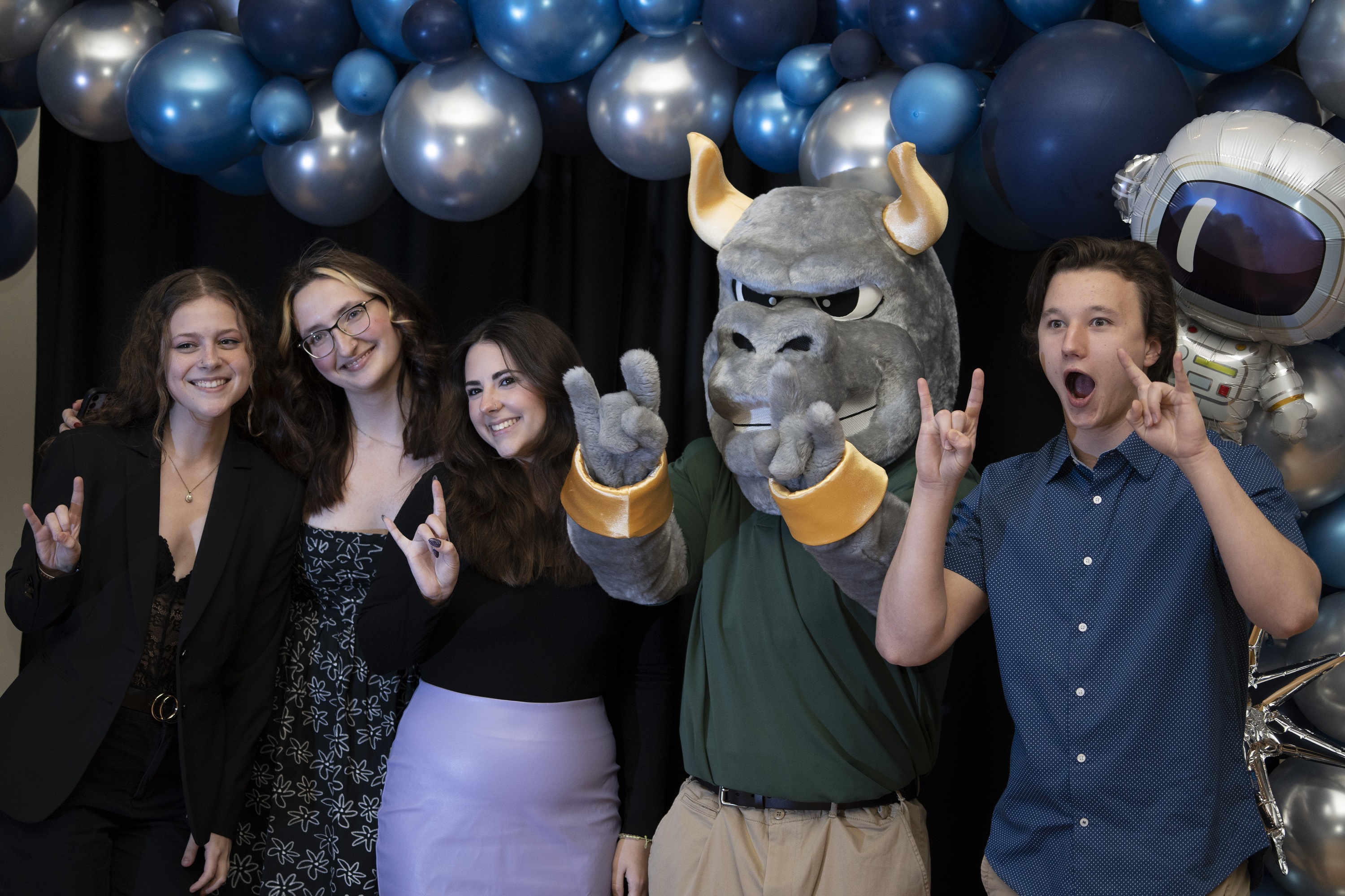 Rocky Photo with Students