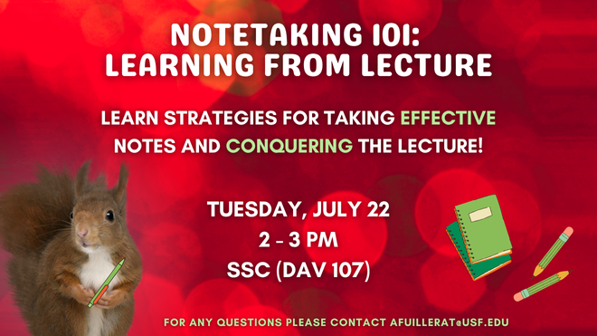 Join us for our Notetaking 101 event! 