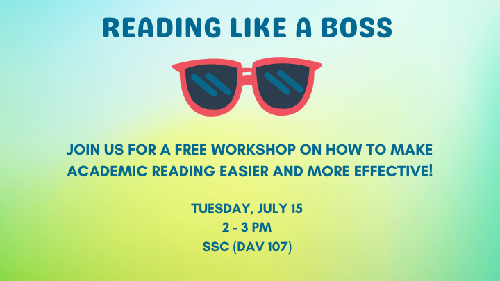 Join us for our Reading Like a Boss event!